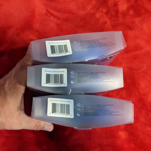 Discgear 20 CD DVD Case x3 blue - Picture 3 of 5